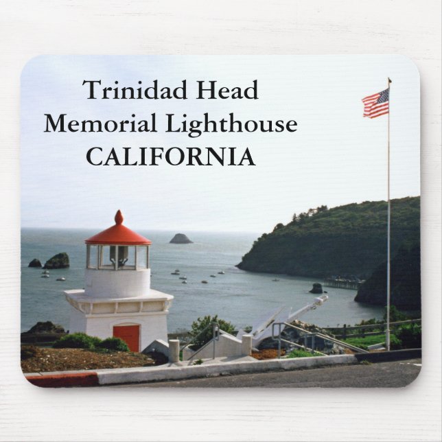 Trinidad Head Memorial Lighthouse, Kalifornien Mou Mousepad (Vorne)