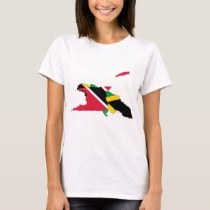 Trinidad Jamaica Design - Karte T-Shirt