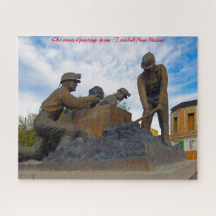 Trinidad New Mexico.Weihnachtsgrüße Puzzle