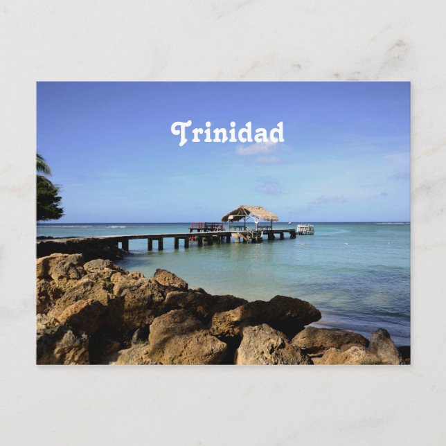 Trinidad Pier Postkarte (Vorderseite)