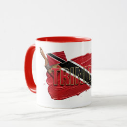 Trinidad-Pinsel-Design | Karibischer Stolz Tasse