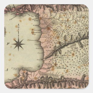 Trinidad Quadratischer Aufkleber