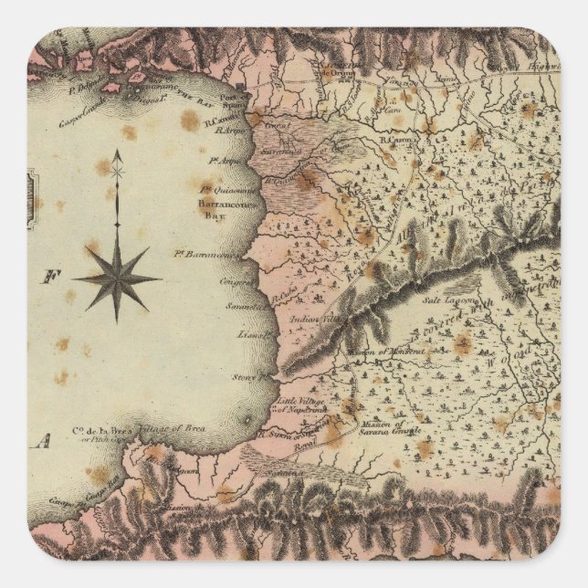 Trinidad Quadratischer Aufkleber (Vorderseite)