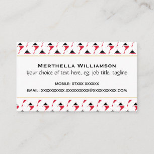 TRINIDAD TOBAGO Christliche Schrift John 3:16 Visitenkarte