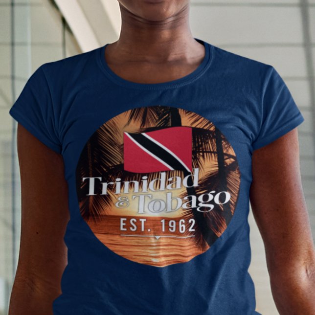 "Trinidad & Tobago Est. Sonnenuntergang 1962" mit  T-Shirt (Von Creator hochgeladen)