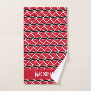 TRINIDAD TOBAGO FLAG Personalisierter Karnevalsspo Handtuch