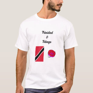 Trinidad & Tobago-Flagge & Panorama T-Shirt