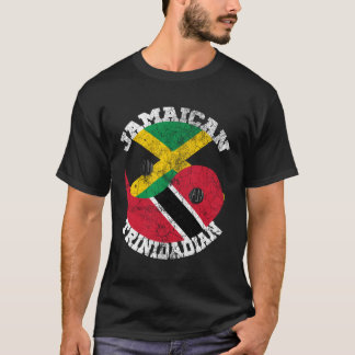Trinidad und Jamaika Fla (dt. Trinidad und Jamaika T-Shirt