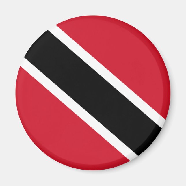Trinidad- und Tabakflagge Magnet (Vorne)