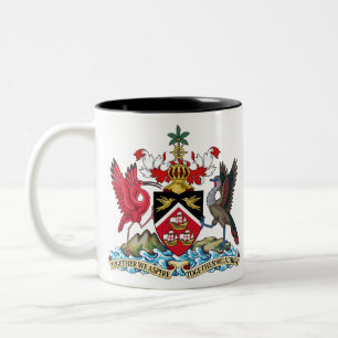 Trinidad- und Tabaklogo Zweifarbige Tasse