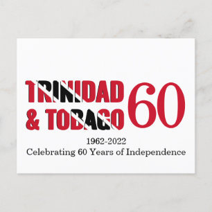 TRINIDAD UND TOBAGO 60. Unabhängigkeitsjubiläum Postkarte