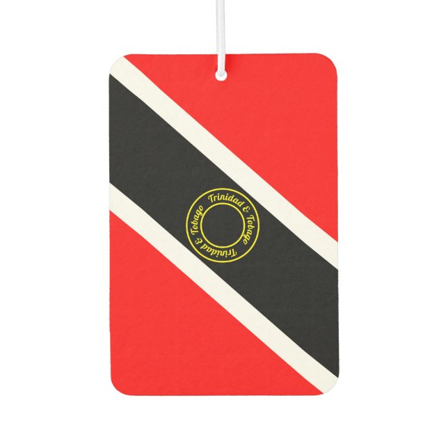 Trinidad und Tobago Air Freshener Autolufterfrischer (Vorderseite)