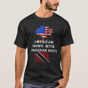 Trinidad und Tobago American Grows Trinidadian Roo T-Shirt