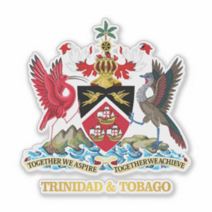 Trinidad und Tobago COA Aufkleber