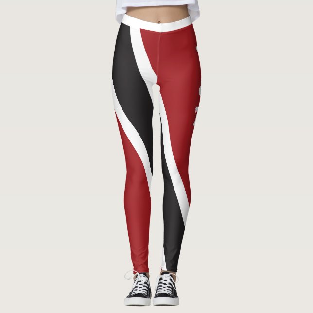 Trinidad und Tobago Emblem Leggings (Vorderseite)
