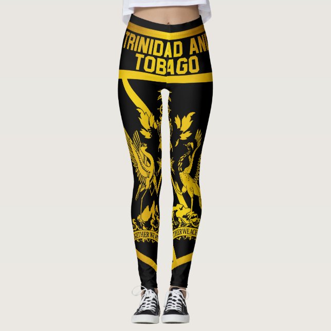 Trinidad und Tobago-Emblem Leggings (Vorderseite)