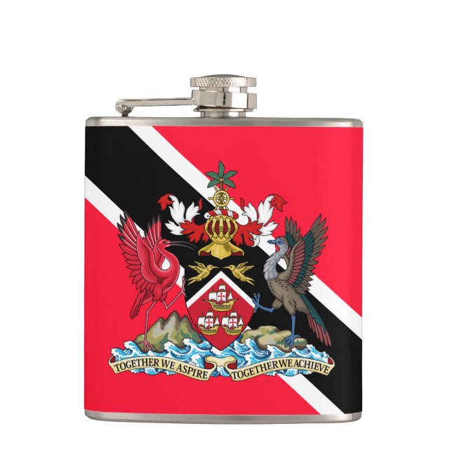 Trinidad und Tobago Flachmann (Vorderseite)