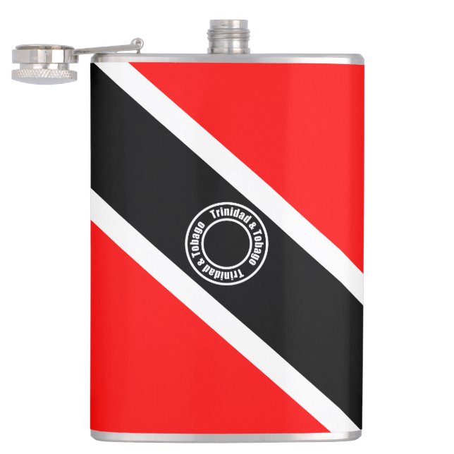 Trinidad und Tobago Flachmann (Geöffnet)