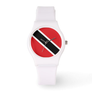 Trinidad und Tobago Flag Armbanduhr