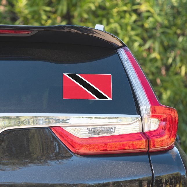 Trinidad und Tobago Flag Aufkleber (Auto Seite)
