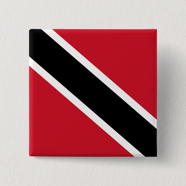 Trinidad und Tobago Flag Button (Vorderseite)