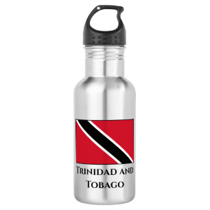Trinidad und Tobago Flag Edelstahlflasche