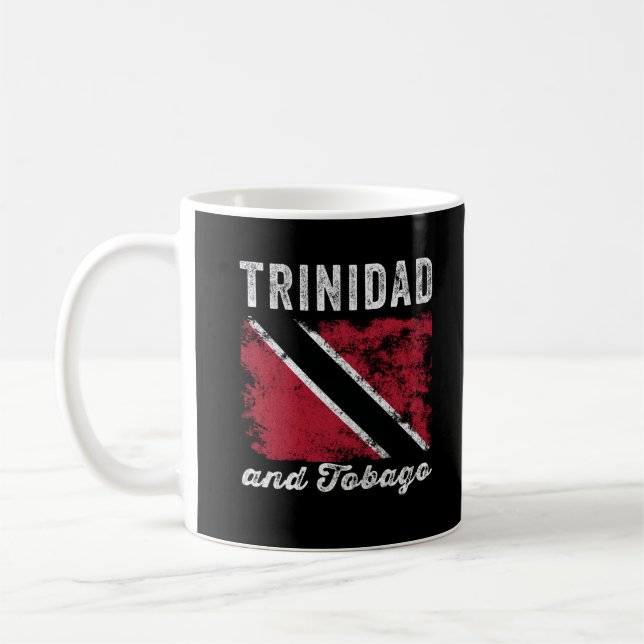 Trinidad und Tobago Flag erschüttert Kaffeetasse (Links)