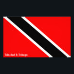 Trinidad und Tobago Flag Fotodruck<br><div class="desc">Foto-Druck mit der T&T-Fahne..Wenn Sie dieses Produkt in einer anderen Größe haben möchten und Hilfe benötigen, kontaktieren Sie uns bitte! Die Trinidad & Tobago Fahne wurde ausgewählt als Nationalflagge verwendet, sobald sie am 31. August 1962 vom Vereinigten Königreich unabhängig war. Die rot-weiß-schwarzen Farben symbolisieren: Feuer(die Sonne)repräsentiert Mut. Wasser steht für...</div>