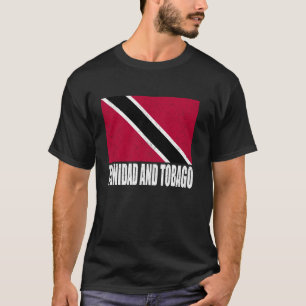 Trinidad und Tobago Flag Grunge Vintag Souvenir T-Shirt