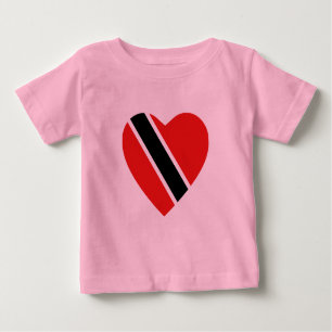 Trinidad und Tobago Flag Herz T - Shirt