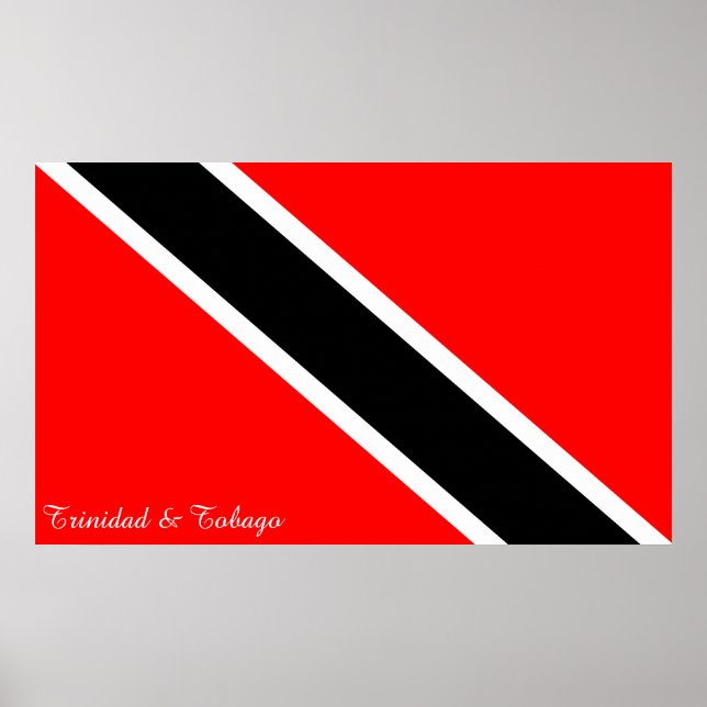 Trinidad und Tobago Flag Poster (Vorne)