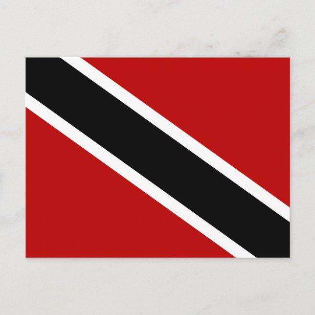 Trinidad und Tobago Flag Postkarte (Vorderseite)