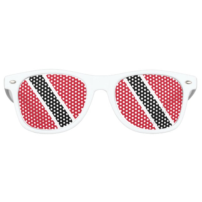 Trinidad und Tobago Flag Sonnenbrille (Vorderseite)