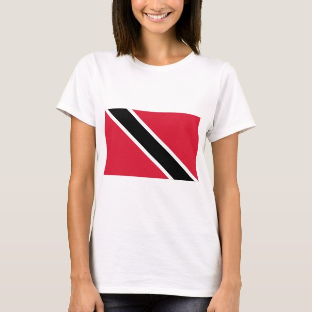 Trinidad und Tobago Flag T-Shirt (Vorderseite)