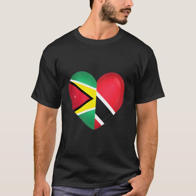Trinidad und Tobago Flag Trini Guyana Guyana Fla T-Shirt (Vorderseite)