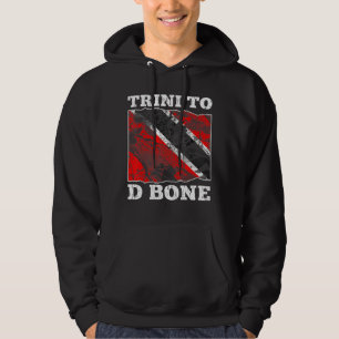 Trinidad und Tobago Flag Trini to D Bone Hoodie