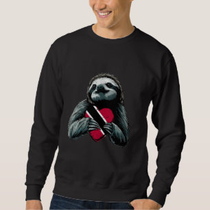 Trinidad und Tobago Flagge Faultier Herz Tobagonia Sweatshirt