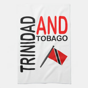 Trinidad und Tobago-Flagge Handtuch