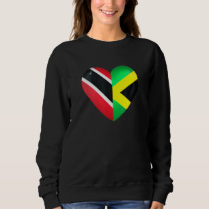 Trinidad und Tobago Flagge Jamaika Jamaikanische F Sweatshirt