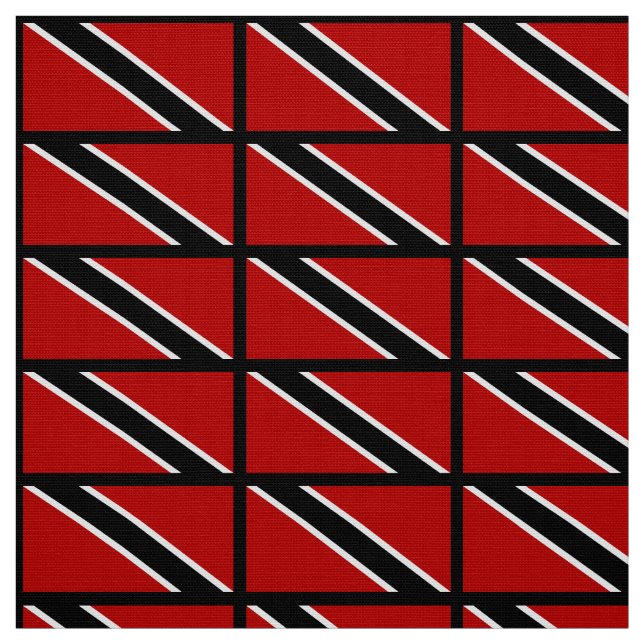 Trinidad und Tobago-Flagge Stoff (Muster)
