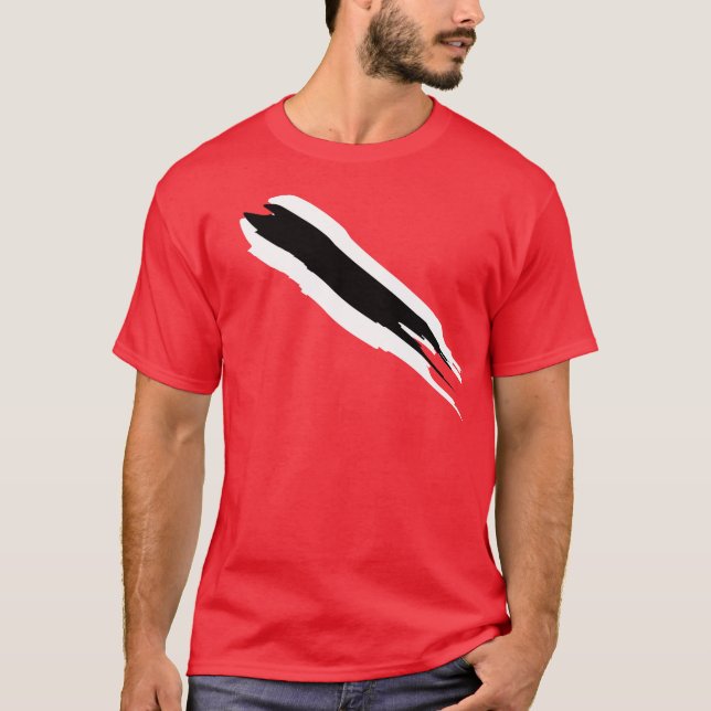 Trinidad und Tobago-Flagge T-Shirt (Vorderseite)