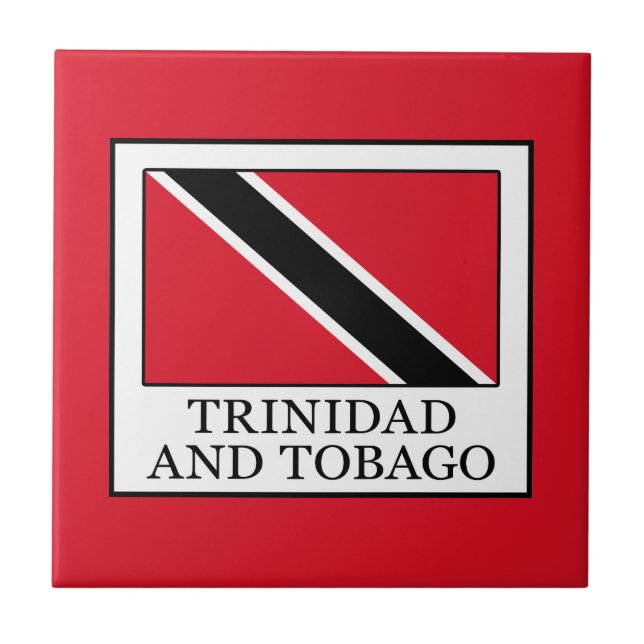 Trinidad und Tobago Fliese (Vorderseite)