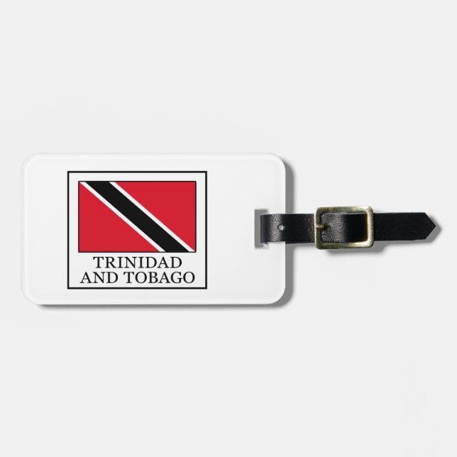 Trinidad und Tobago Gepäckanhänger (Vorderseite horizontal)