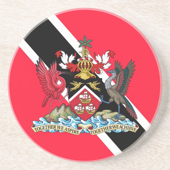 Trinidad und Tobago Getränkeuntersetzer (Vorne)