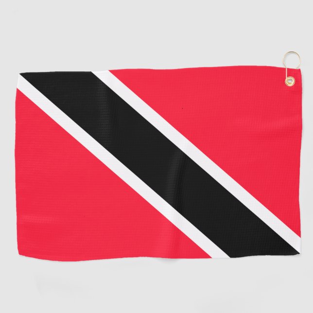 Trinidad und Tobago Golfhandtuch (Horizontal)
