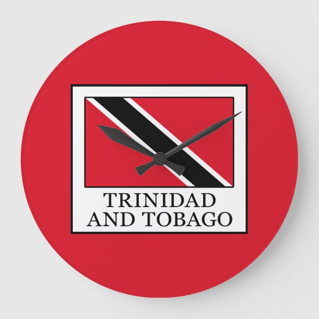 Trinidad und Tobago Große Wanduhr (Vorderseite)