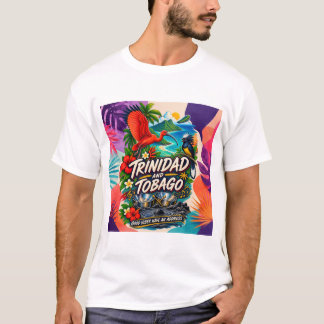 Trinidad und Tobago Gute Vibes haben eine Adresse T-Shirt