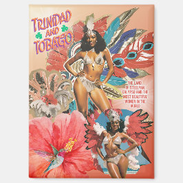 Trinidad und Tobago Iconic Carnival Air Freshener Magnet