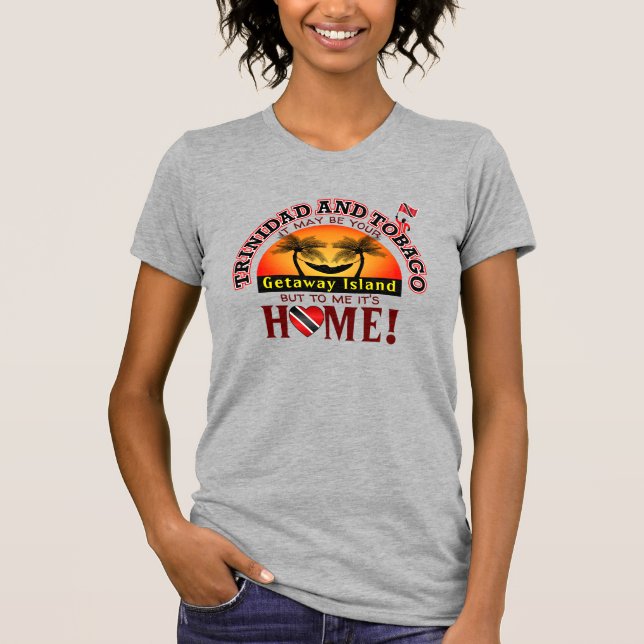 Trinidad und Tobago / Insel der Abwesenheit T-Shirt (Vorderseite)