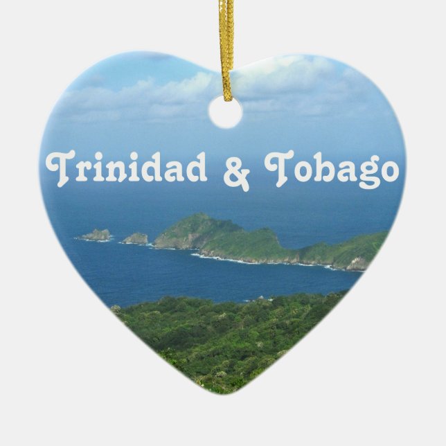 Trinidad und Tobago Keramikornament (Vorne)